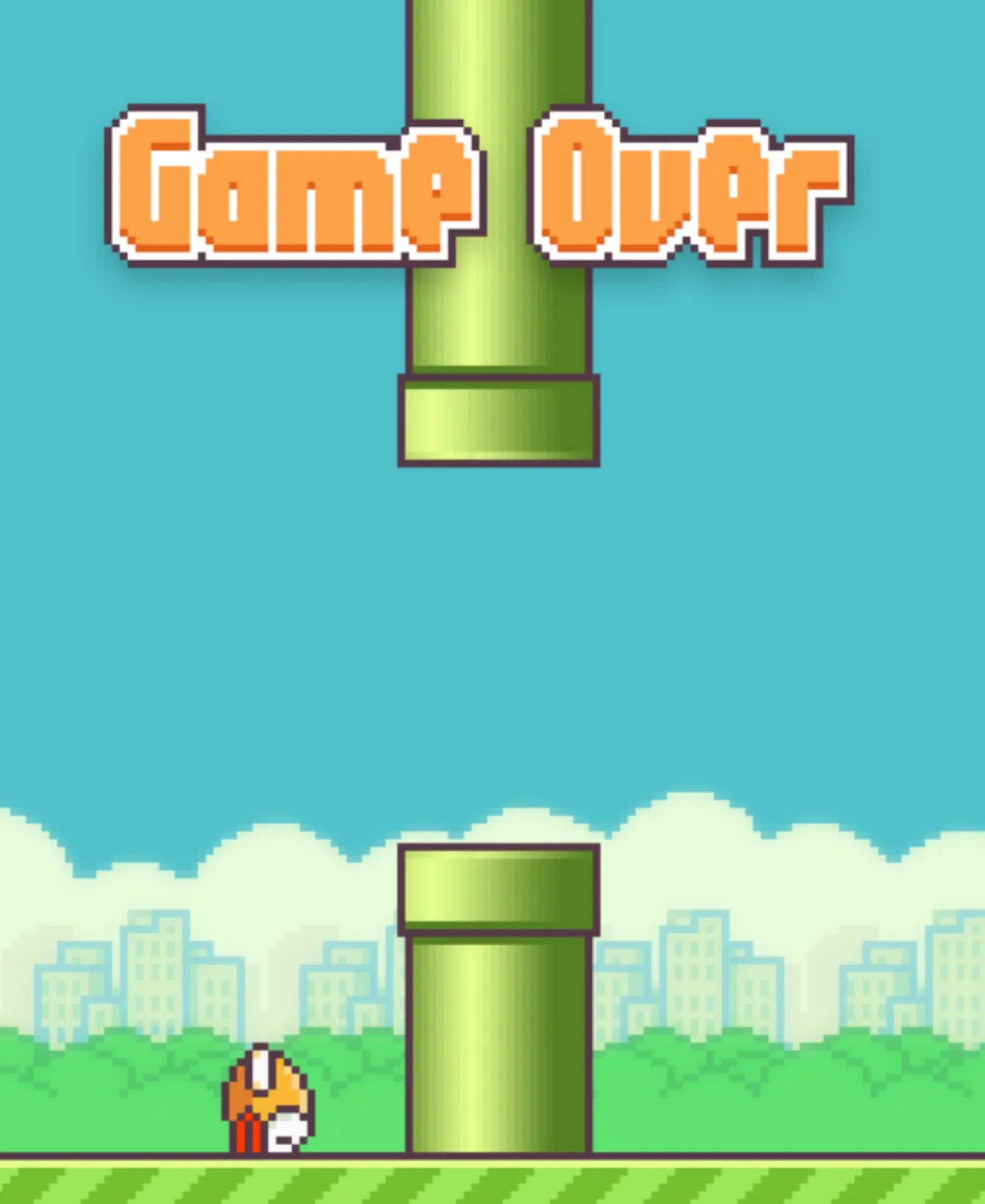 Flappy Bird.  It's Game Over, man!
