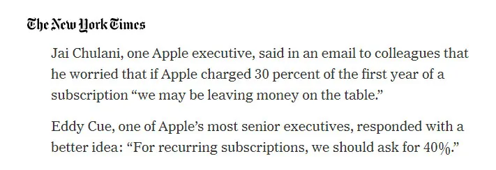 Apple: let's charge more as long as we can get away with it